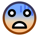 faccina impaurita as rendered by SoftBank