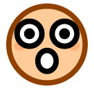 erstauntes Gesicht as rendered by SoftBank