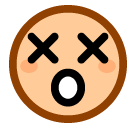 Face with Crossed-Out Eyes, the design in this release
