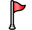 Triangular Flag as drawn by SoftBank in 2014