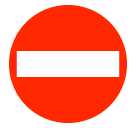 no entry as rendered by SoftBank