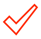 check mark button as rendered by SoftBank