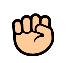 Raised Fist, the design in this release