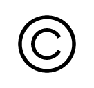 copyright as rendered by SoftBank