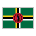 flag: Dominica as rendered by Sony