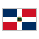 flag: Dominican Republic as rendered by Sony