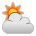 Sun Behind Large Cloud as drawn by Sony in 13.1