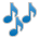 note musicali as rendered by Sony