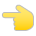 nach links weisender Zeigefinger as rendered by Sony