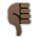 thumbs down: dark skin tone as rendered by Sony