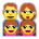 family: man, woman, girl, girl as rendered by Sony