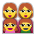 family: woman, woman, girl, boy as rendered by Sony