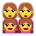 family: woman, woman, girl, girl as rendered by Sony