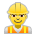 man construction worker as rendered by Sony