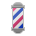 barber pole as rendered by Sony
