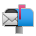 open mailbox with raised flag as rendered by Sony