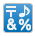 input symbols as rendered by Sony