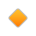 small orange diamond as rendered by Sony