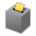 ballot box with ballot as rendered by Sony