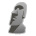 Moai as rendered by Sony