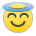 Smiling Face with Halo, the design in this release