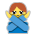 person gesturing NO as rendered by Sony