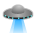 flying saucer as rendered by Sony
