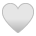 white heart as rendered by Sony