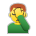 man facepalming as rendered by Sony