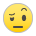 Face with Raised Eyebrow as drawn by Sony in 13.1