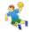 man playing handball as rendered by Sony