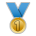 1st place medal as rendered by Sony
