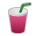 cup with straw as rendered by Sony