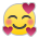 Smiling Face with Hearts, the design in this release