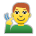uomo con problemi di udito as rendered by Sony