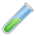test tube as rendered by Sony