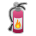 fire extinguisher as rendered by Sony