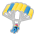 parachute as rendered by Sony