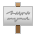 placard as rendered by Sony