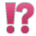 exclamation question mark as rendered by Sony