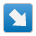Pfeil nach rechts unten as rendered by Sony