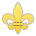 fleur-de-lis as rendered by Sony