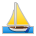 Sailboat as drawn by Sony in 13.1