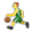 man bouncing ball as rendered by Sony