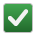 check mark button as rendered by Sony