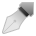 black nib as rendered by Sony