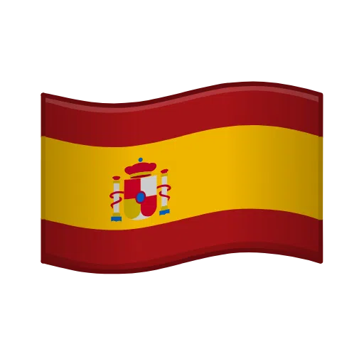 Flag: Spain as drawn by Telegram in Telemoji December 2022