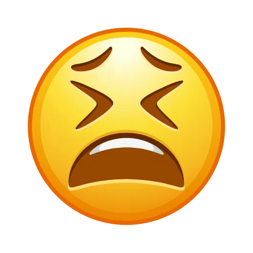 وجه متعب as drawn by Telegram in Telemoji December 2022