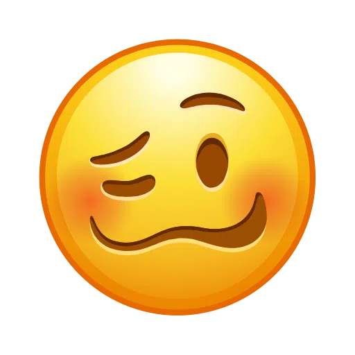 Woozy Face as drawn by Telegram in Telemoji December 2022