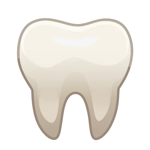 Tooth as drawn by Telegram in Telemoji December 2022